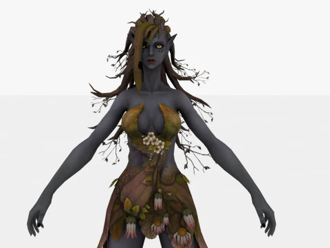 Dryad 3D Model