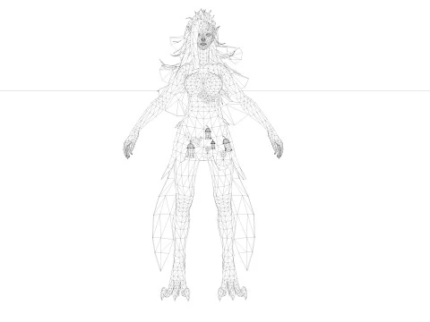 Dryad 3D Model