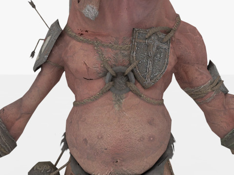 Two-Head Monster Model 3D