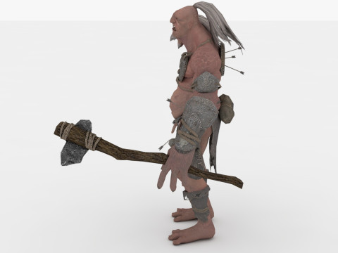 Two-Head Monster Model 3D