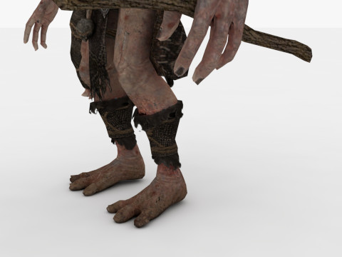 Two-Head Monster Model 3D
