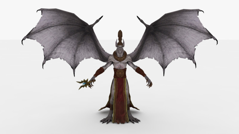 Vampire 3D Model .c4d .max .obj .3ds .fbx .stl .blend