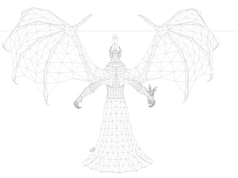 Vampire 3D Model