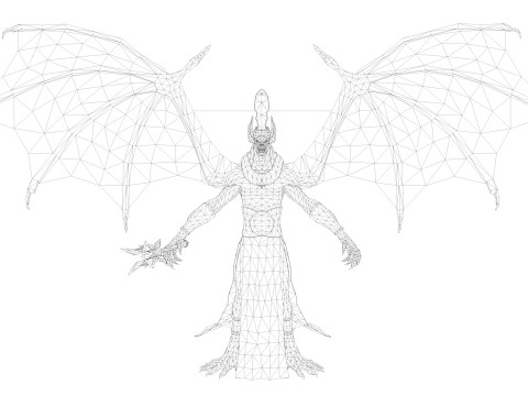 Vampire 3D Model