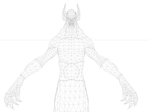 Vampire 3D Model