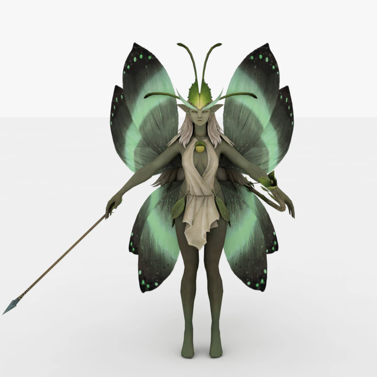 Fairy 3D Model .c4d .max .obj .3ds .fbx .stl .blend 