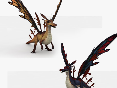 Fairy Dragon 3D मॉडल