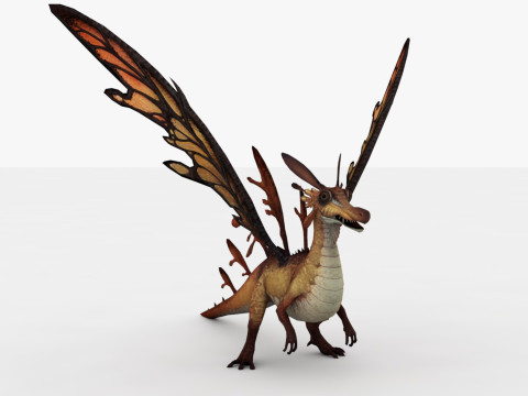 Fairy Dragon Model 3D