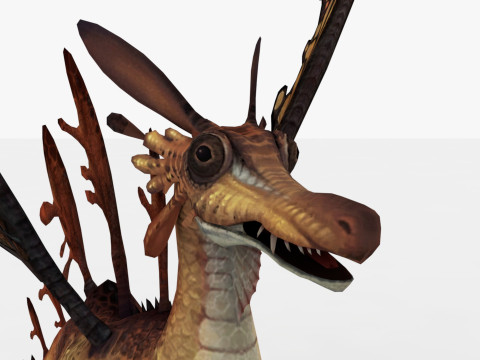 Fairy Dragon Model 3D