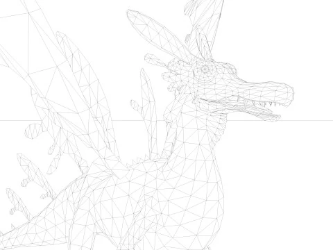 Fairy Dragon 3D Model