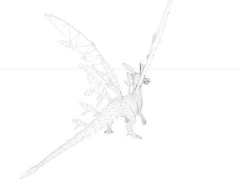 Fairy Dragon Model 3D
