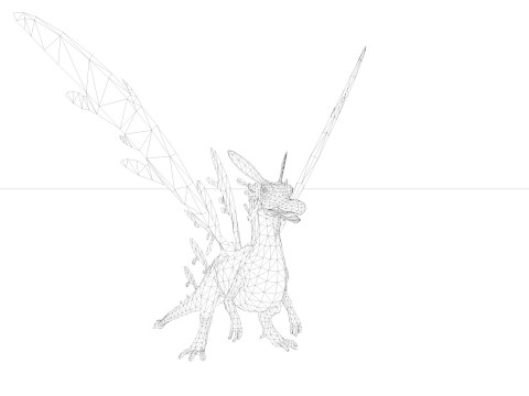Fairy Dragon Model 3D