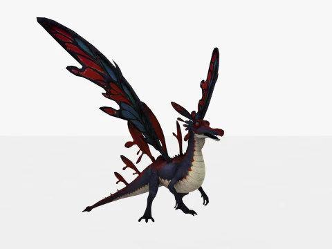 Fairy Dragon 3D Model