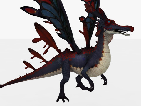 Fairy Dragon Model 3D