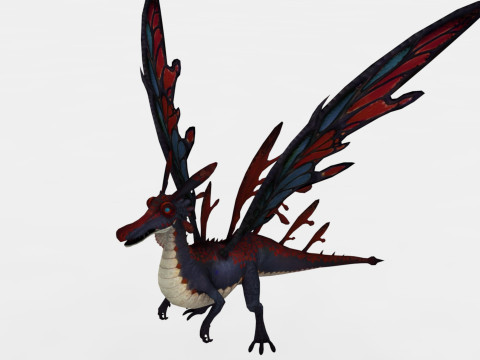 Fairy Dragon Model 3D