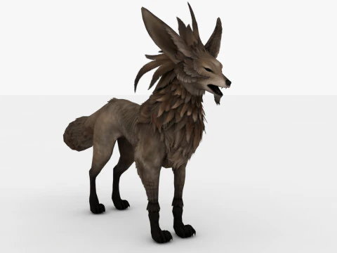 3in1 Fox 3D Model