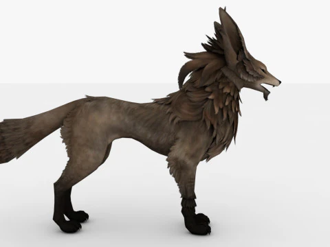 3in1 Fox 3D Model