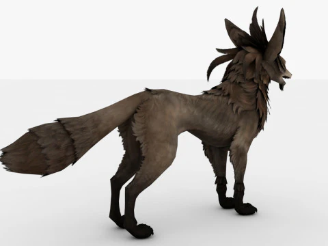 3in1 Fox 3D Model