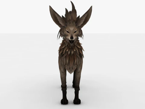 3in1 Fox 3D Model