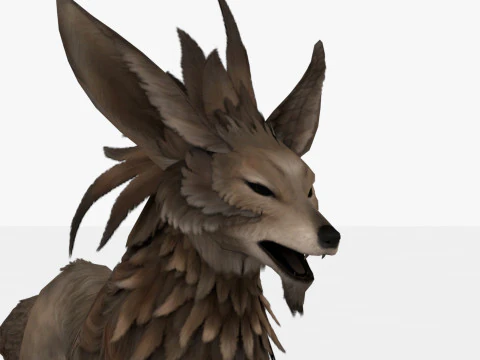 3in1 Fox 3D Model