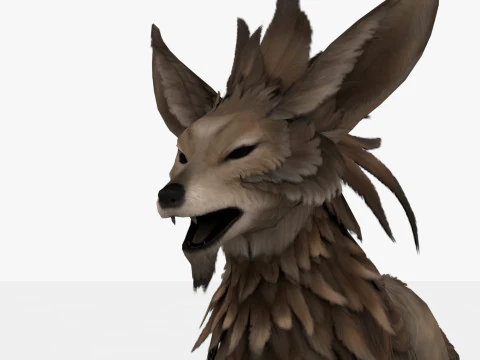 3in1 Fox 3D Model
