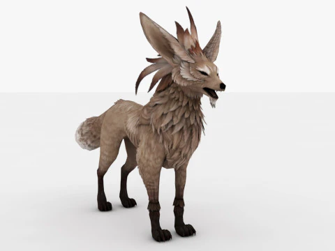 3in1 Fox 3D Model