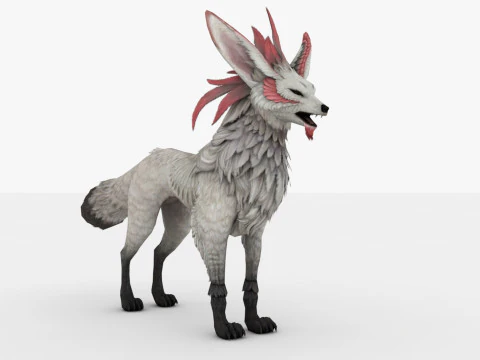 3in1 Fox 3D Model