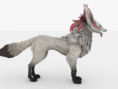 3in1 Fox 3D Model