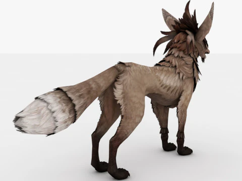 3in1 Fox 3D Model
