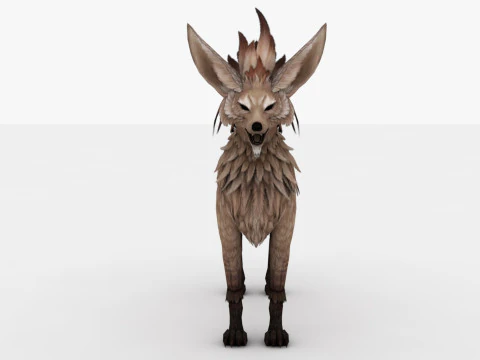 3in1 Fox 3D Model