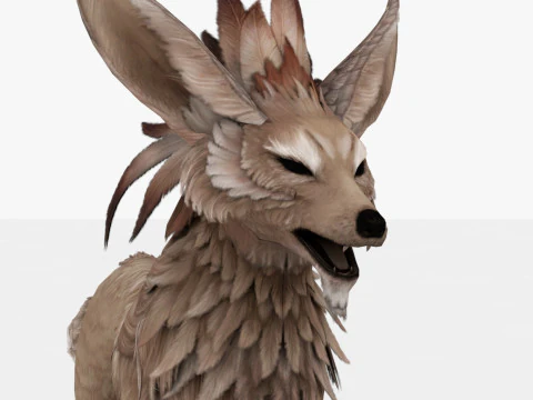 3in1 Fox 3D Model