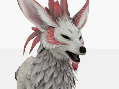 3in1 Fox 3D Model