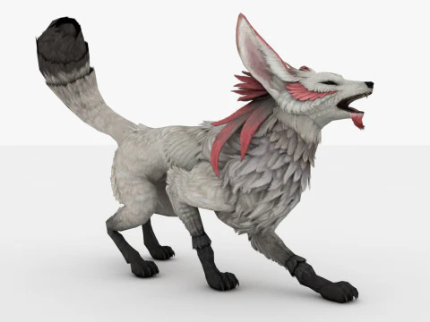 3in1 Fox 3D Model