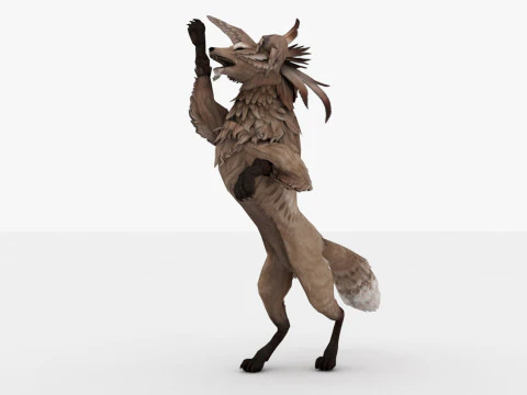 3in1 Fox 3D Model
