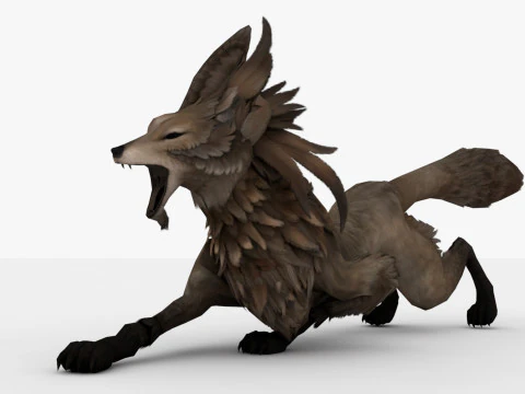 3in1 Fox 3D Model