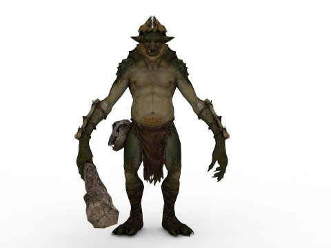 怪物生物 3D 模型