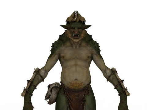 Makhluk Rakasa Model 3D