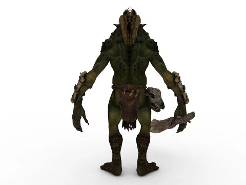 Makhluk Rakasa Model 3D