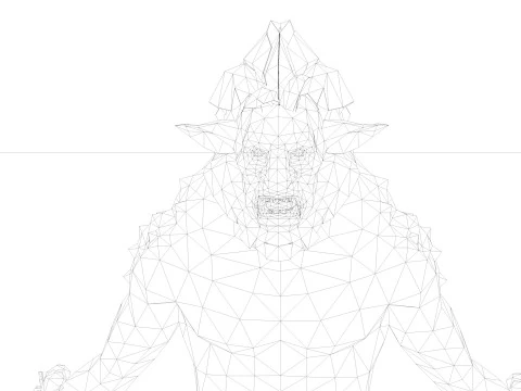 Makhluk Rakasa Model 3D