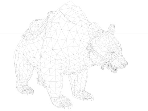 Brown Bear Model 3D