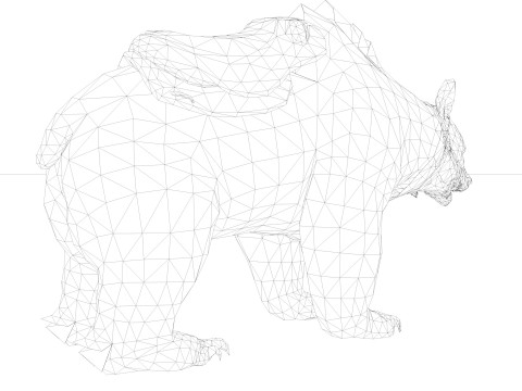 Brown Bear Model 3D