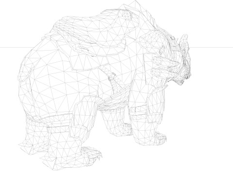 PANDA BEAR 3D Model