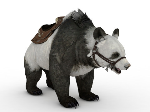 Panda BEAR Rigged Model 3D