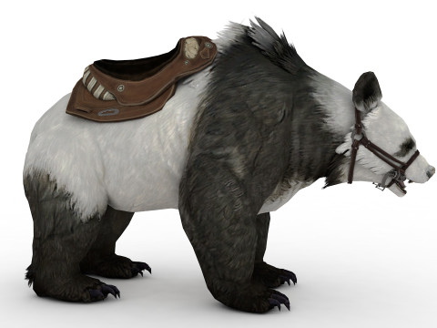 Panda BEAR Rigged Modèle 3D