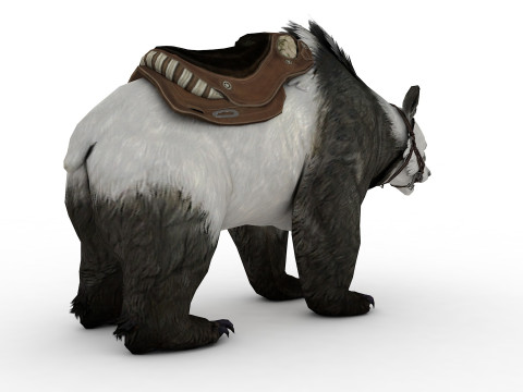Panda BEAR Rigged Modèle 3D