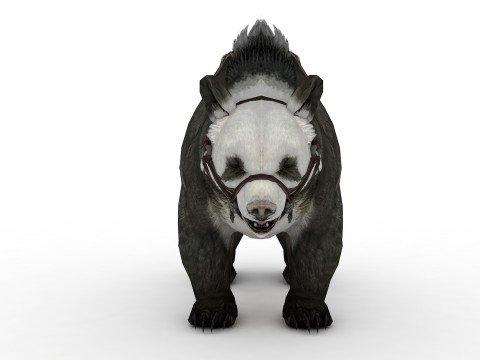 Panda BEAR Rigged Modèle 3D