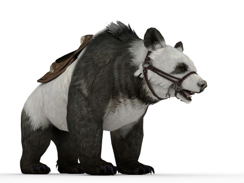 Panda BEAR Rigged Modèle 3D