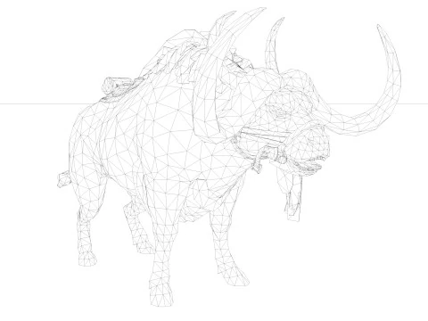 Buffalo 3D Model