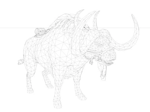 Bufalo 3D Model