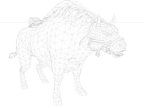Buffalo 3D Model